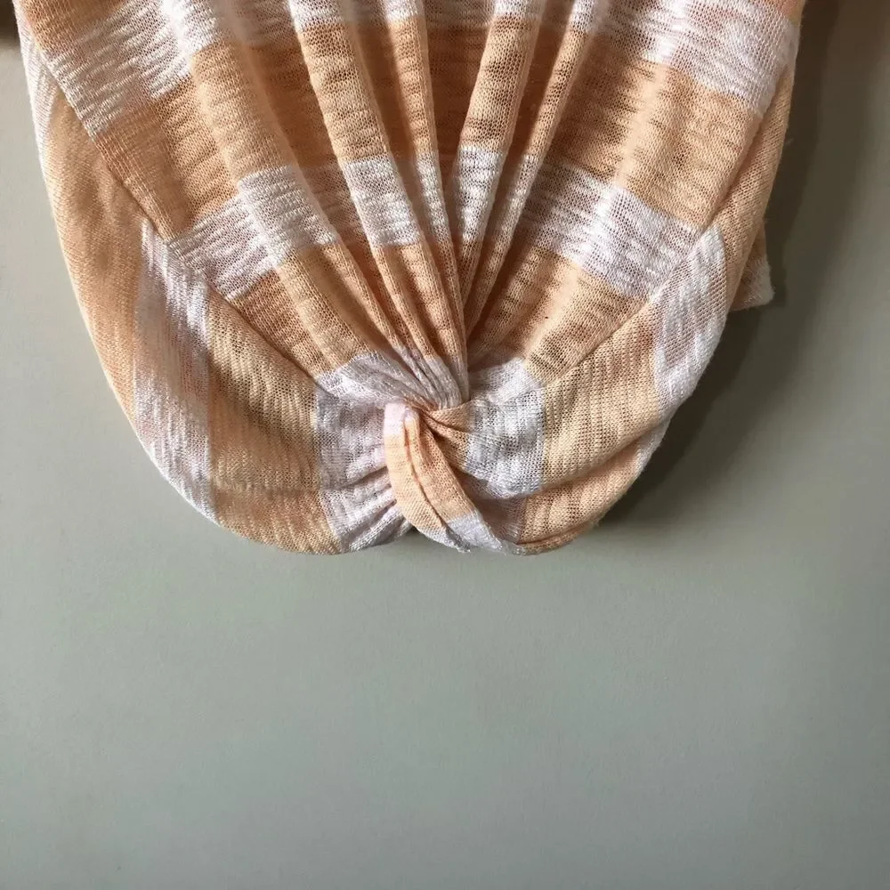 ANTHRO “Deletta” Tobin Stripe Knot Front Top - Picture 5 of 7